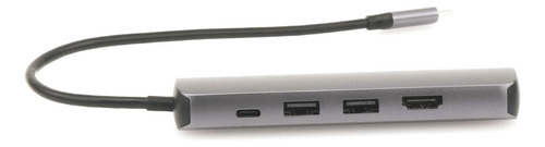 Hub Usb-c 5 En 1 2 Usb-a 3.1 Carga Rápida 100w, Rj45 / 10919