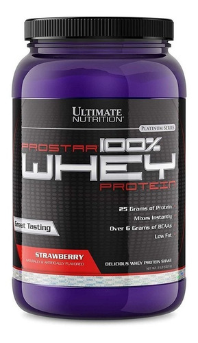 Suplemento en polvo Ultimate Nutrition  Prostar Whey proteínas sabor frutilla en pote de 907g