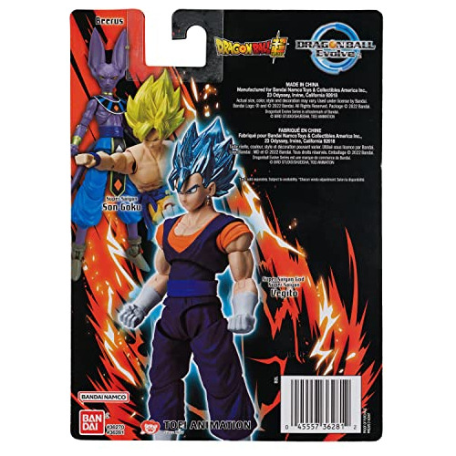 Boneco De Ação Dragon Ball Evolve 5 Super Saiyan Vegito