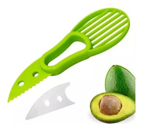 Cuchillo Revanador Cortador Aguacate 2 En 1 Tajadas Uniform