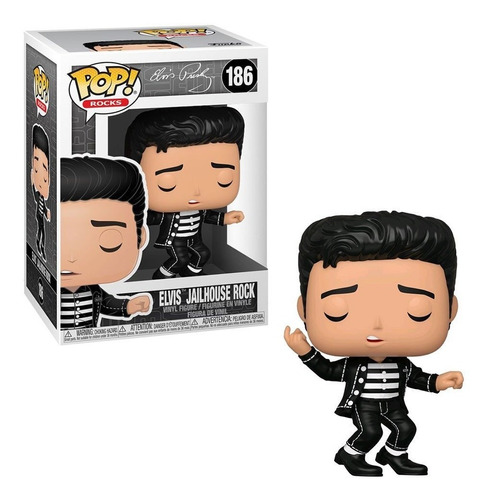 Funko Pop, Elvis Rock De La Cárcel, Modelo 186