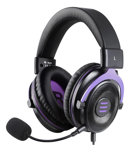 Audifonos/ Audiculares - Eksa Headphones E900 Purple Wired