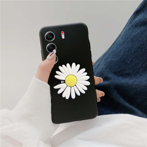 Funda Para Tecno Camon 40 Pro Suave Silicona Crisantemo
