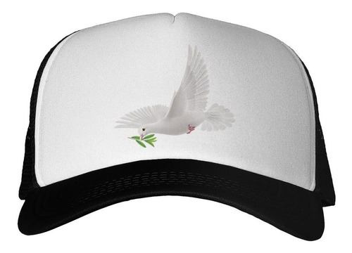 Gorra Paloma De La Paz Dove Peace Blanca White