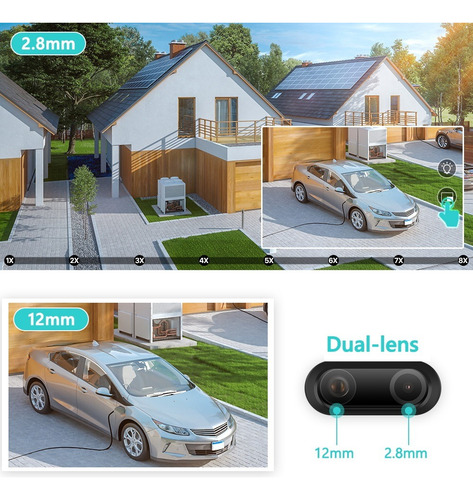 Camera Wifi Com Rastreamento Fhd Icsee 8xzoom Externa Onvif