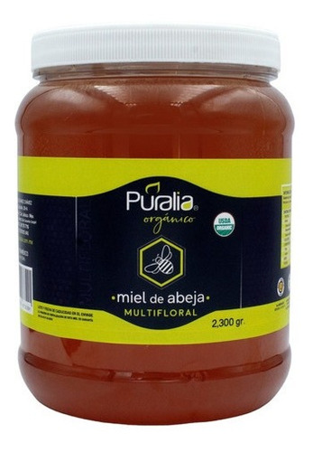 Puralia Orgánica miel multifloral liquida tarro 2300g