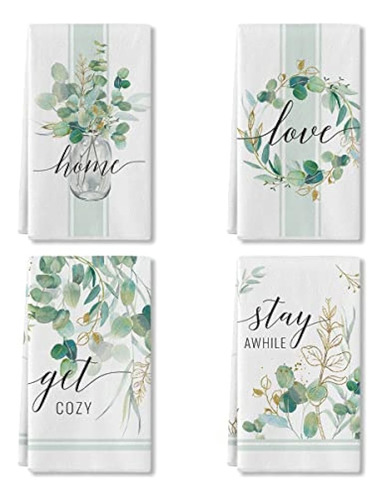 Artoid Mode Eucalyptus Get Cozy Love Toallas De Cocina Para 