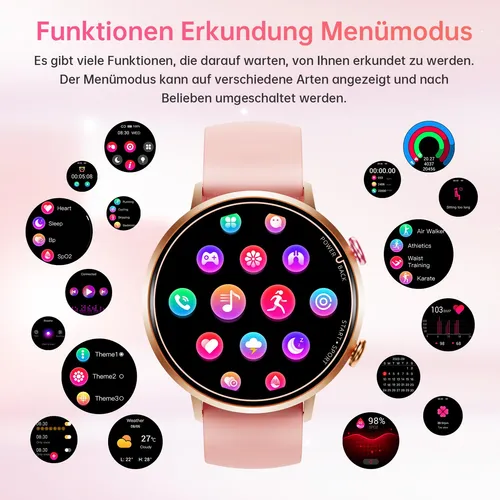 Reloj inteligente mujer compatible con iphone new arrivals
