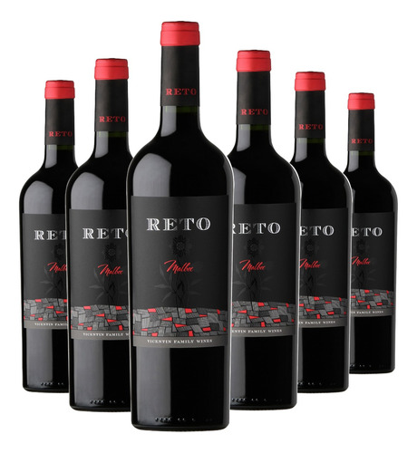 Vino Reto Malbec Caja 6x750cc Vicentin Wines