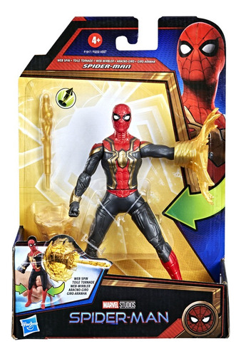 Figura Acción Hasbro Marvel Spider-man Aracno-giro Edad 4+