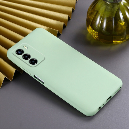 Compatible Funda De Silicona Líquida For Zte Axon 50 Lite