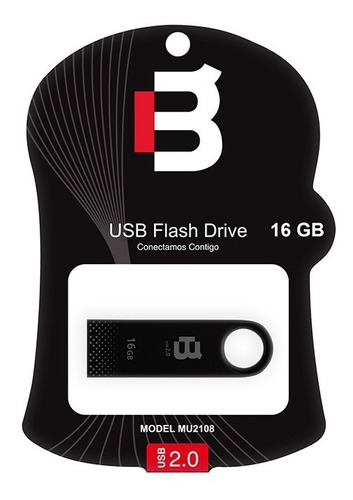 Memoria USB Blackpcs MU2108 16GB 2.0 negro piano