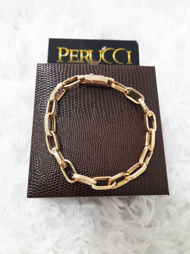 Pulseira Baguete 9 Gramas 6mm Ouro 18k