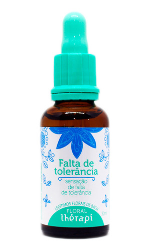 Floral De 30 Ml Para Sensação De Falta De Tolerância