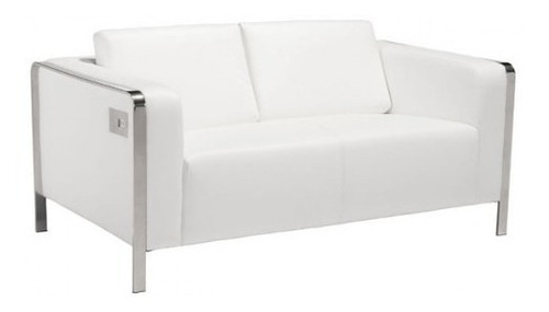 Love Seat Modelo Thor - Blanco Këssa Muebles