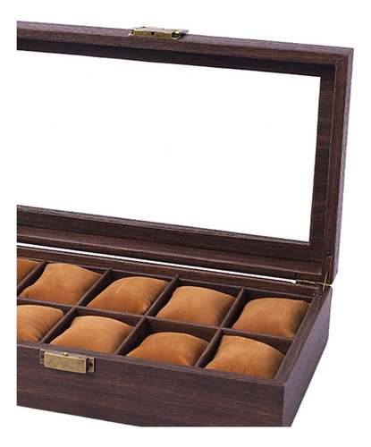 Reloj Caja De Almacenamiento Reloj 10 Cuadrícula