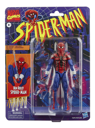 Marvel Legends Retro Spiderman Ben Reilly Hasbro F3699