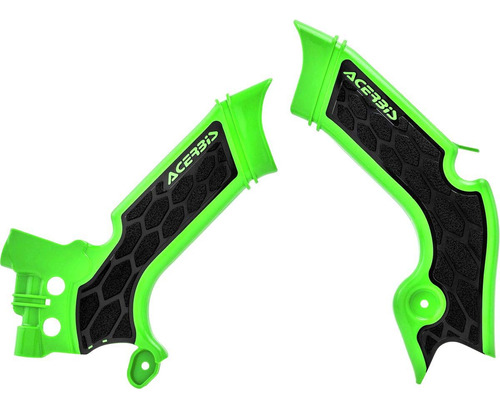 Acerbis X-grip Frame Guard Verde Negro Talla Unica