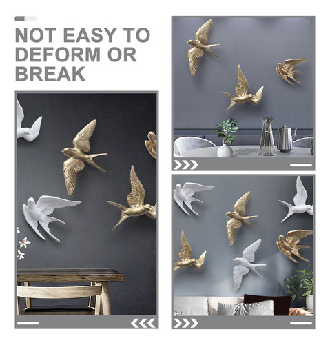 Adornos De Pájaros Para Decoración Exterior, 2 Piezas