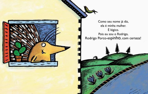 Rodrigo porco-espinho se casa!, de Joly, Fanny. As Aventuras de Rodrigo Porco-Espinho (2), vol. 2. Editorial Editora Biruta Ltda., capa mole em português, 2007