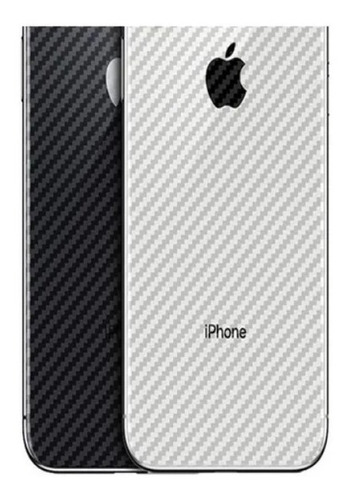 Protector Trasero Tipo Fibra De Carbono iPhone 11 Pro Max