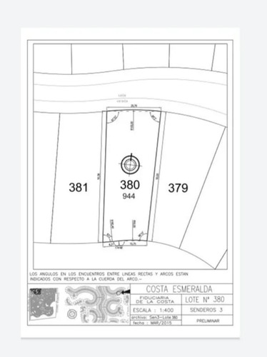 Imagen 6 de 6 de Terreno En Venta En Barrio Senderos Iii - Costa Esmeralda