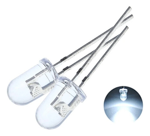 Diodos Led 5mm Superbrillantes Pack 50 Unidades