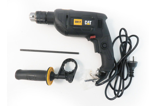 Taladro percutor atornillador eléctrico de 13mm CAT DX17 750W + accesorio 220V 50Hz/60Hz
