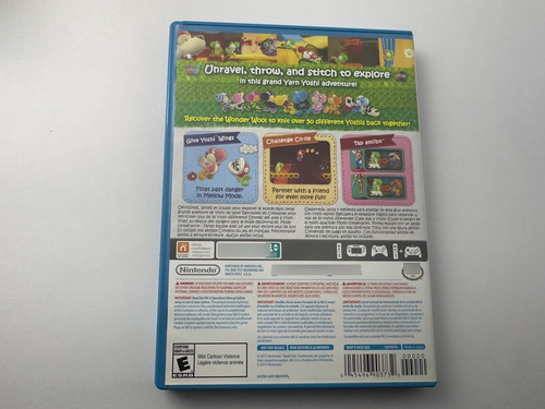 Yoshi's Woolly World Yoshi Standard Edition Nintendo Wii U (Usado)