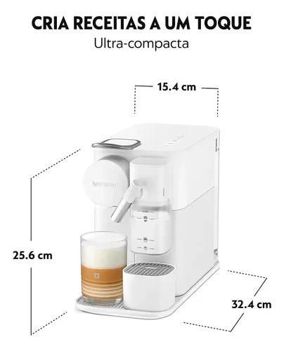 Cafeteira Nespresso Lattissima One Branca | Parcelamento sem juros