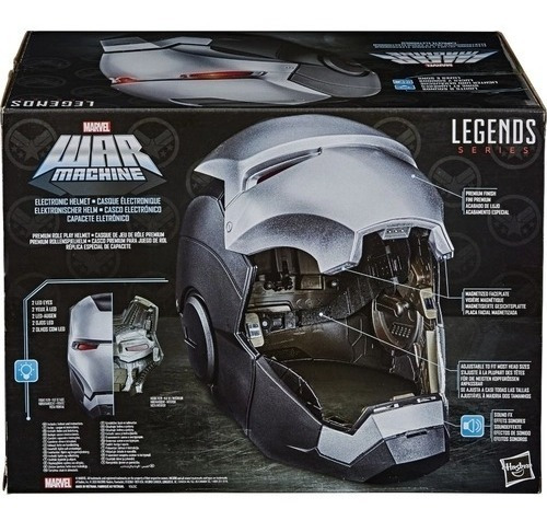 Capacete Eletrônico War Machine Legends Series - Hasbro