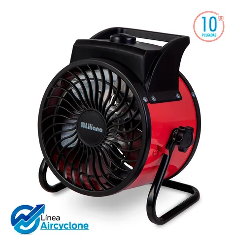 Turbo Ventilador 10 Liliana Vthd10r Rojo Aircyclone 2 Vel