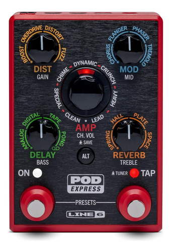 Line 6 Pod Express, Guitarra