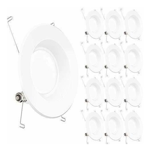 Paquete De 12 Focos Empotrables Led De 56 Pulgadas Mol...