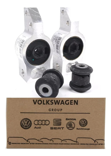 Kit 4 Buchas Bandeja Vw Tiguan 2 Fwd 2.0t Tsi Passat Cc Orig