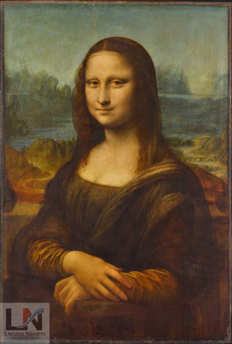 Lienzo Tela Canvas, La Mona Lisa Leonardo Da Vinci  60x89cm