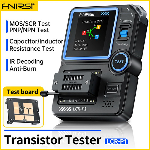 Probador De Componentes Multifuncion Lcr-p1 Fnirsi