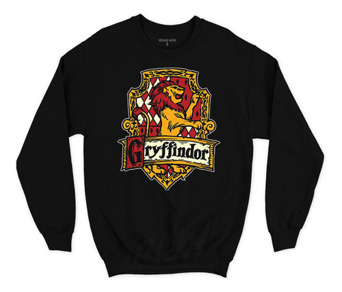 Buzo Harry Potter Gryffindor 001 (negro:) Ideas Mvd