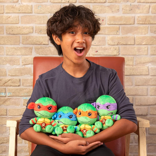 Peluche Tortugas Ninja Leonardo 15 Cm - Mocchimocchi