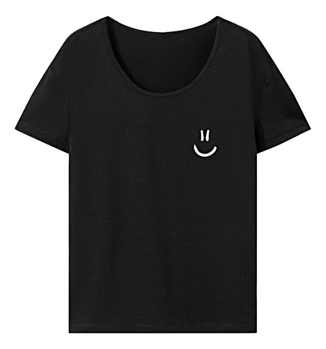 Camiseta De Mujer De Verano Cómoda Camisa De Cuello Para