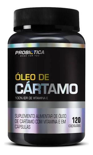 Óleo De Cártamo - 120 Capsulas - Probiótica