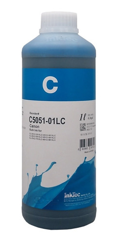 250ml Tinta Inktec C5051 Base Agua Dye Cmyk Compatible Canon