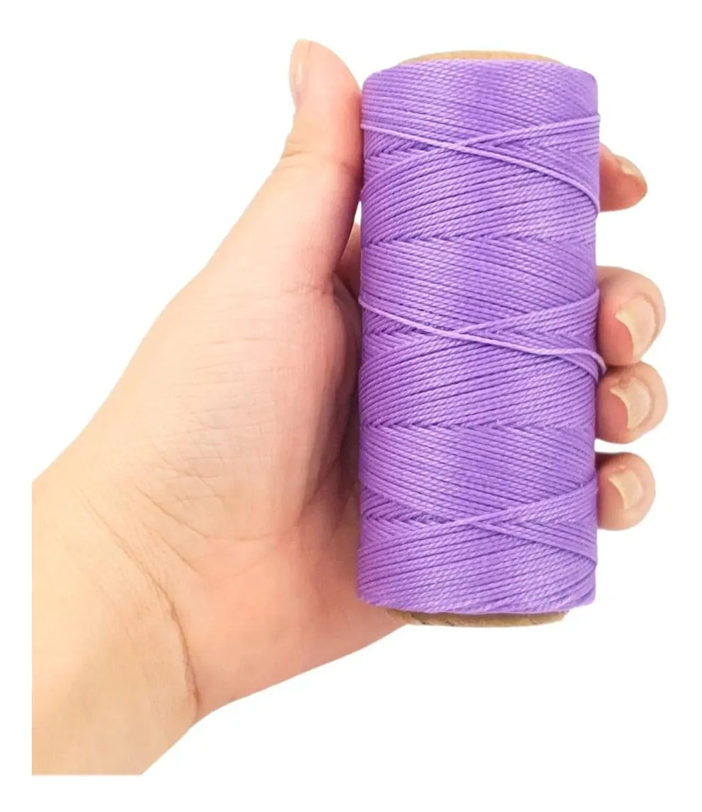 Fio Encerado 1mm Nybc Lilás 100 Metros - Costura e Artesanato