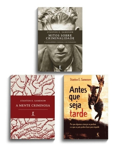 Kit - Sobre Criminalidade - Stanton E. Samenow ( 3 Livros )