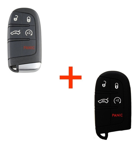 Carcasa Llave Control Jeep Compass Gran Cherokee 5 Botones