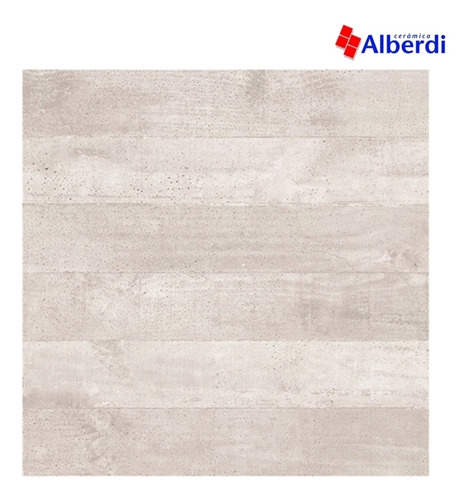 Porcelanato Concrete White Alberdi 62x62 Cemento Mate Liso