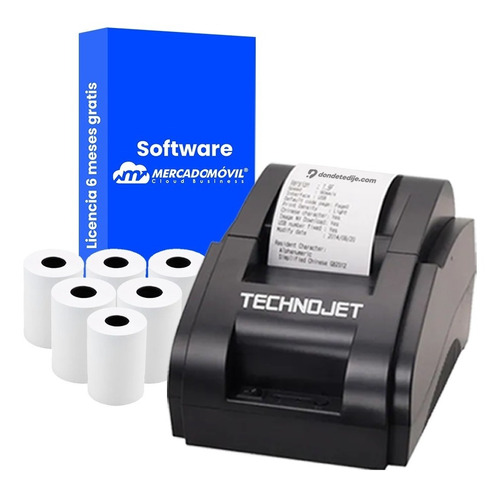 Impresora De Tickets Pos 58mm Usb Technojet En Español 