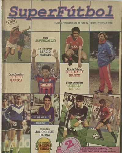 Superfútbol Revista 31 Setiembre 1989 Fútbol Deportes, Spz4