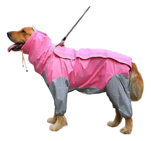 Capa Impermeable De Lujo Para Lluvia Para Perro Talla L