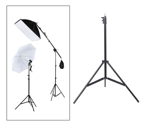 Fotografía Soporte De Luz Trípode Ajustable 75cm-200cm